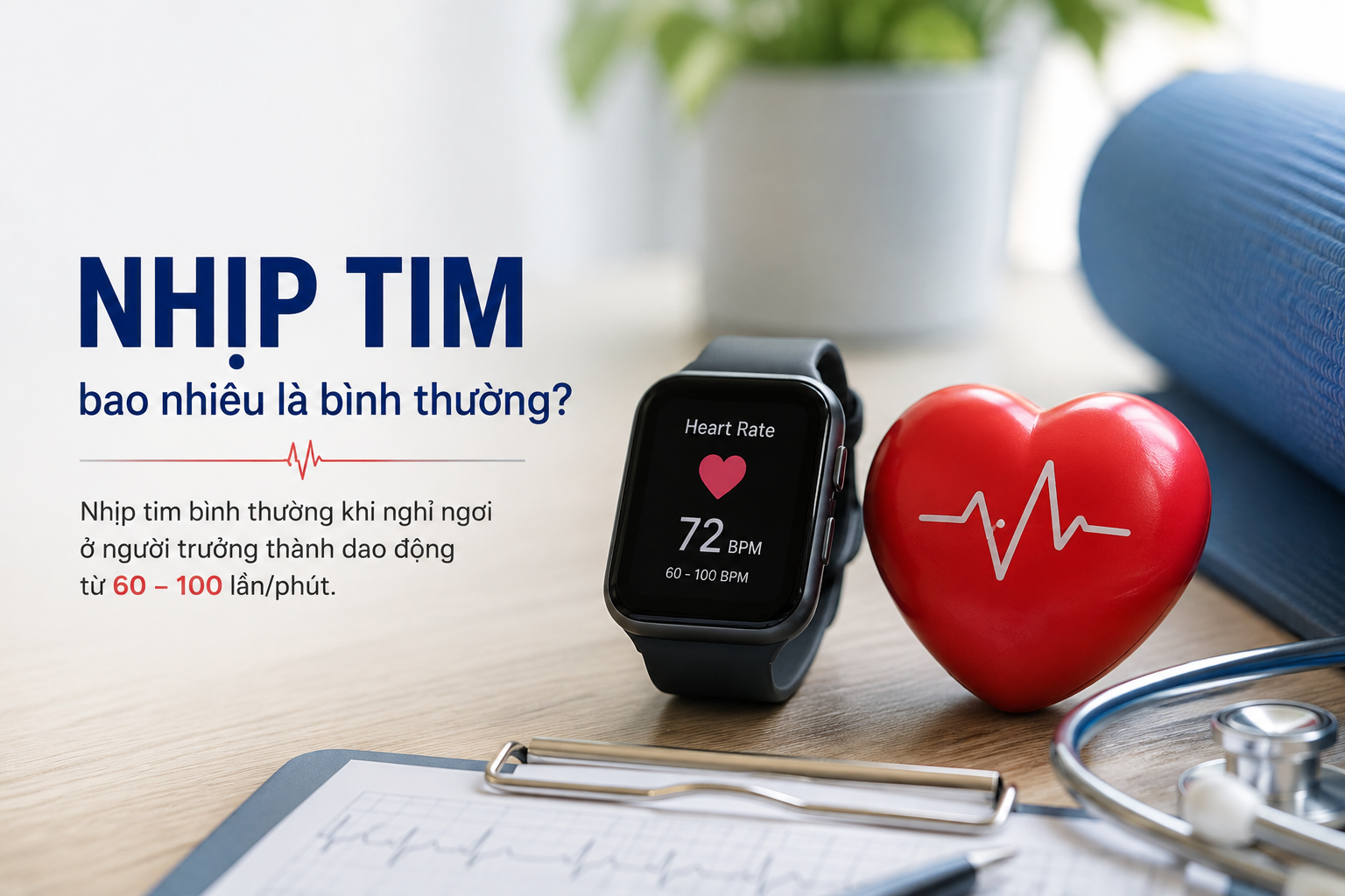 Nhịp tim bao nhiêu là bình thường? Cách theo dõi và những điều cần biết